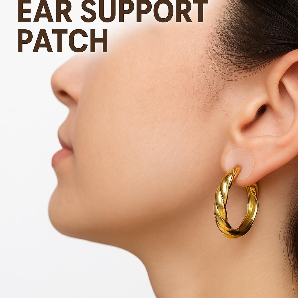 BloomLift™ - Premium Reusable Earlobe Support Patches | 100 Pcs - (Pack Of 50 + 50 FREE)
