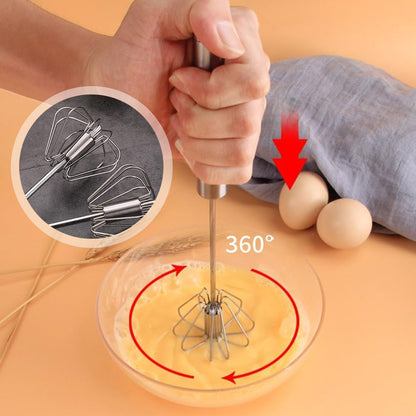 InstaWhisk Premium Stainless Steel Push Blender 🥛⚡