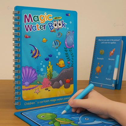 MagicInk™ Mess-Free Water Coloring Book 🎨✨