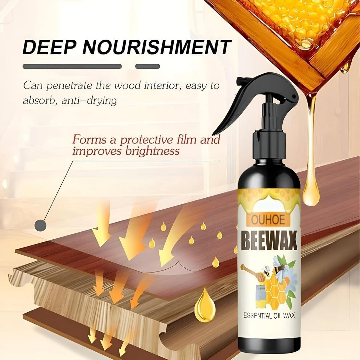 100% Original BEEWAX WoodCare Pro | Pack of 2 | Buy 1 Get 1 FREE