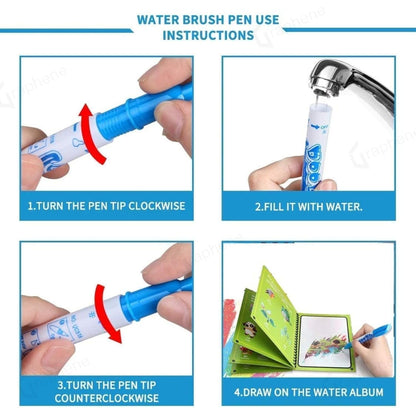 MagicInk™ Mess-Free Water Coloring Book 🎨✨