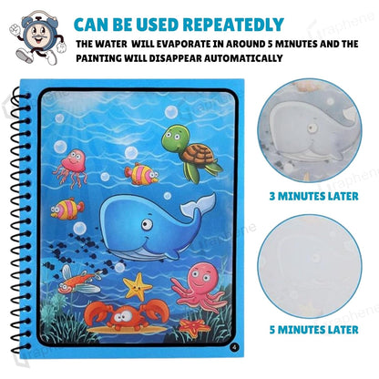 MagicInk™ Mess-Free Water Coloring Book 🎨✨