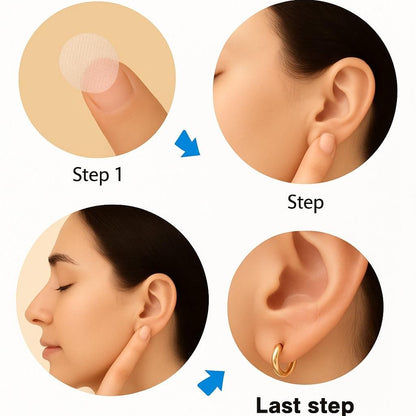 BloomLift™ - Premium Reusable Earlobe Support Patches | 100 Pcs - (Pack Of 50 + 50 FREE)