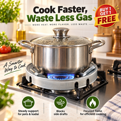 FlameShield Windproof Gas Stove Burner Ring🔥 | Buy 1 Get 1 FREE