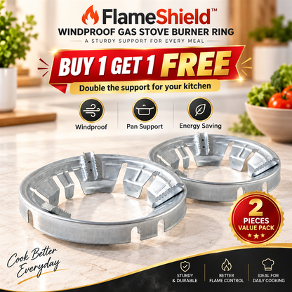 FlameShield Windproof Gas Stove Burner Ring🔥 | Buy 1 Get 1 FREE