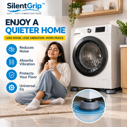 SilentGrip Anti-Vibration Pads (Set of 4)