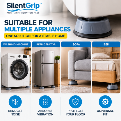 SilentGrip Anti-Vibration Pads (Set of 4)