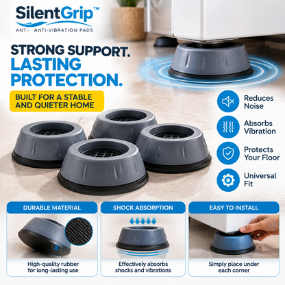 SilentGrip Anti-Vibration Pads (Set of 4)