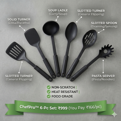 ChefPro Premium Non-Stick Culinary Set - Pack Of 6
