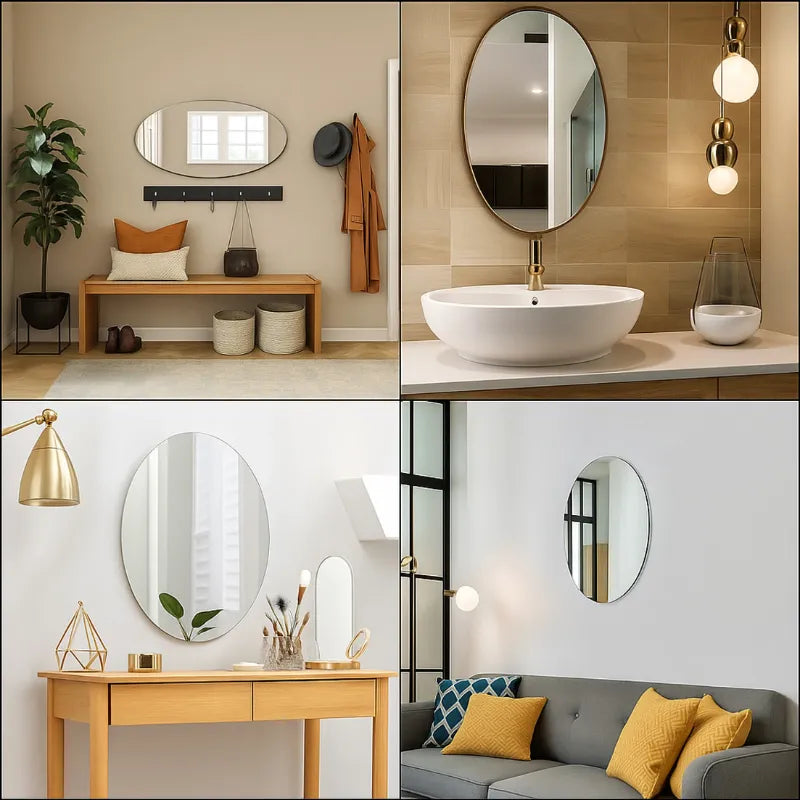 BIG Size Multipurpose Mirror Sticker 🪞✨ | Buy 1 Get 1 FREE