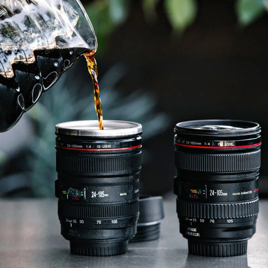 SnapShot™ Pro-Premium Lens Flask | Elite Gear Edition 📸🥤 | With Free Lid
