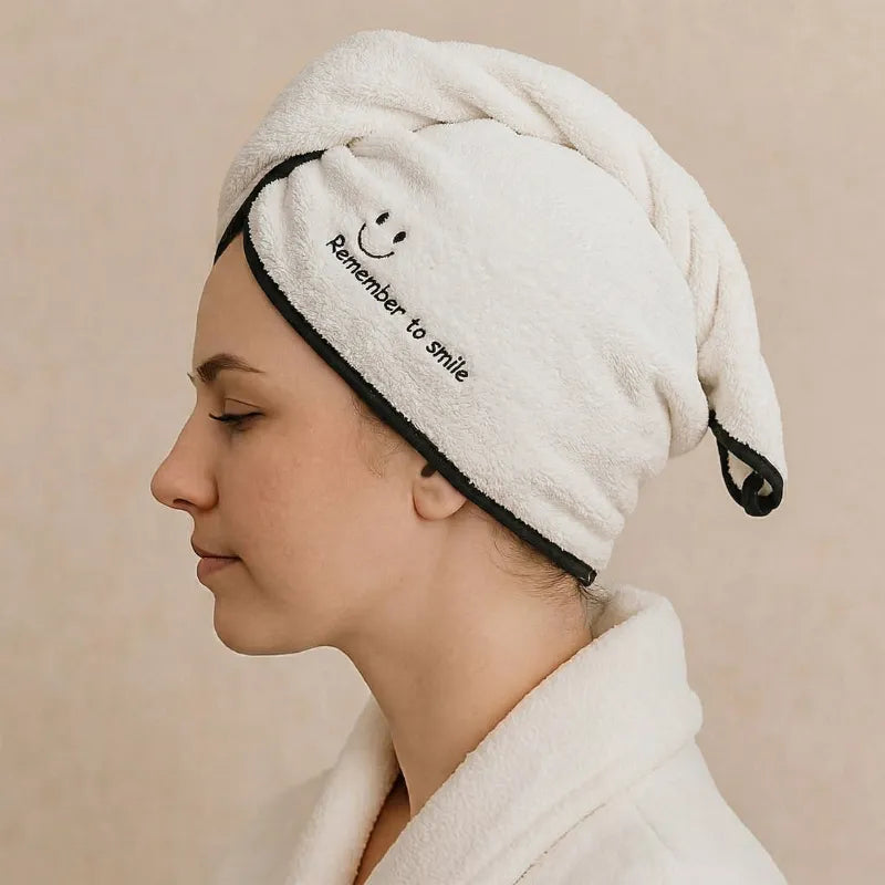 VelvetDry Microfiber Hair Towel Wrap