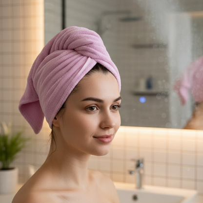 VelvetDry Microfiber Hair Wrap
