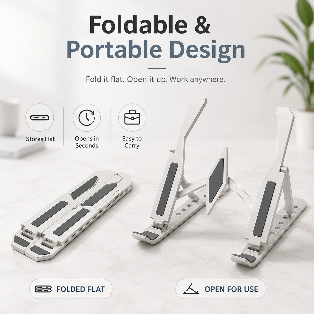 FlexiStand™ Multi-Angle Laptop, Tablet & Mobile Holder 💻📱