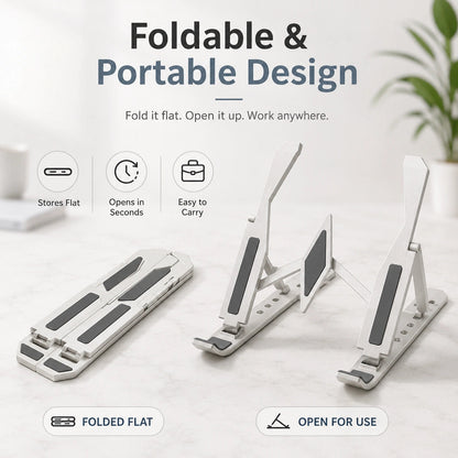 FlexiStand™ Multi-Angle Laptop, Tablet & Mobile Holder 💻📱