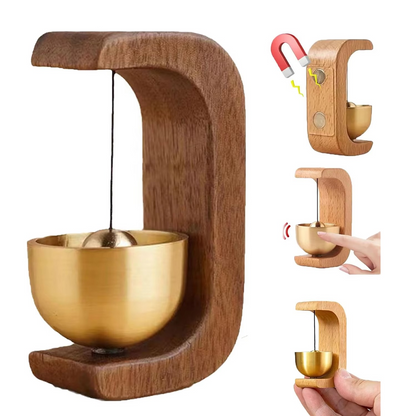 ZenBell Original Premium Japanese Magnetic Wooden Bell