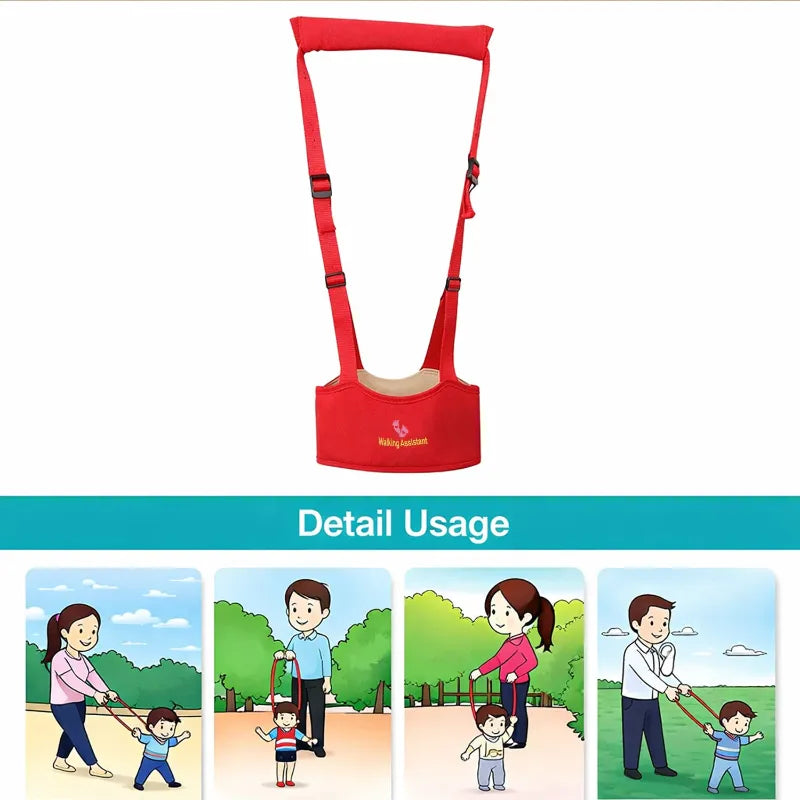 Premium Adjustable Baby Walking Assistant Harness With Safety Support Belt