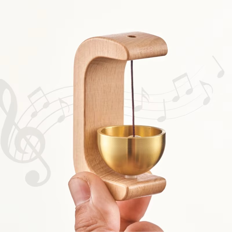 ZenBell Original Premium Japanese Magnetic Wooden Bell