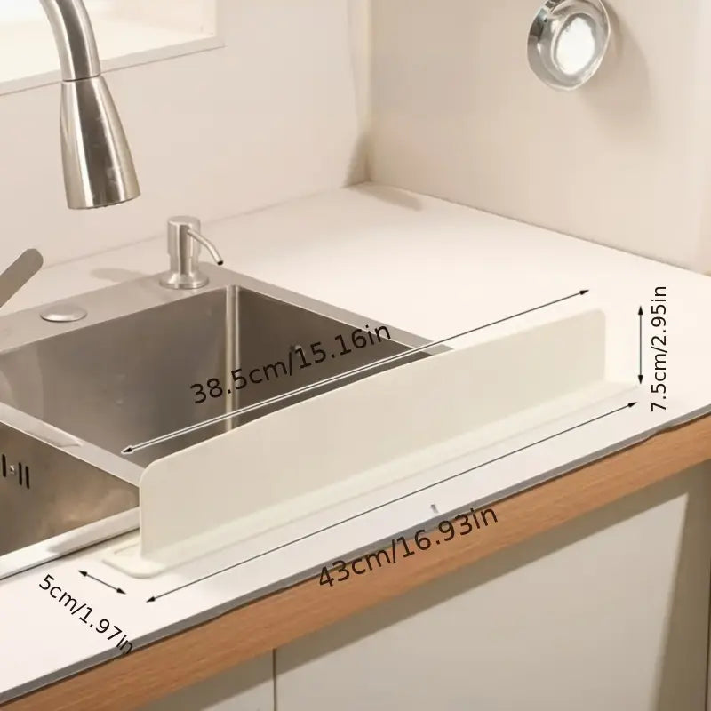Silicone Anti-Splash Sink Edge Guard (Pack Of 2) | Buy 1 Get 1 FREE