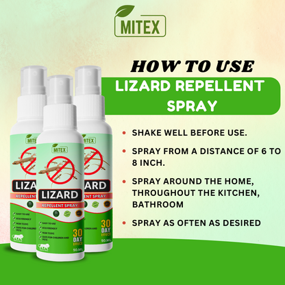 Lizard Repellent Spray - Protect your home from Pest, mite & insects | Buy 1 Get 2 FREE