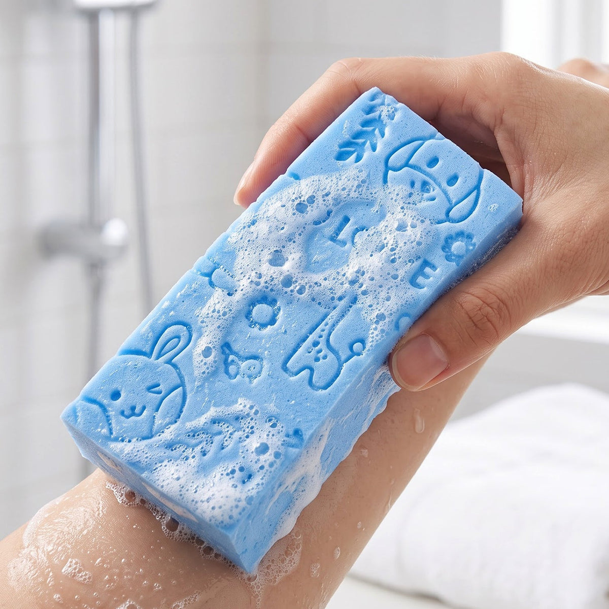 DermaGlow Ultra-Soft Dead Skin Exfoliating Bath Sponge 🛁✨