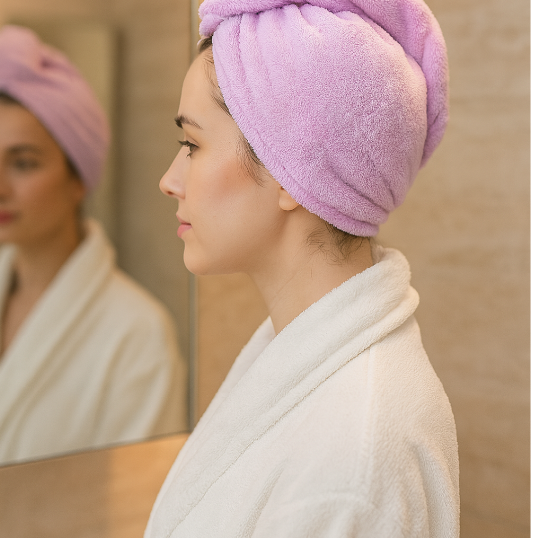 VelvetDry Microfiber Hair Wrap