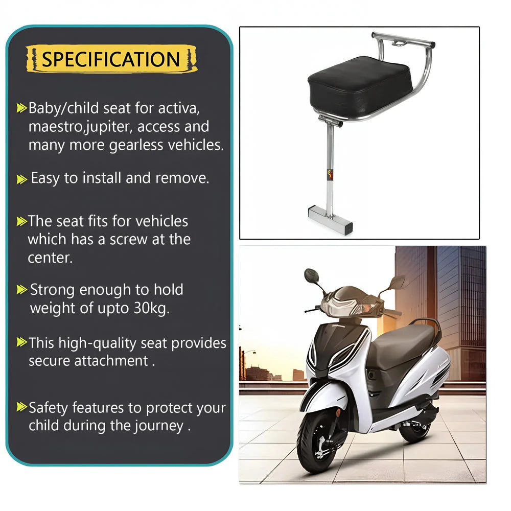 KiddieSeat™ Portable Baby Seat for Scooters