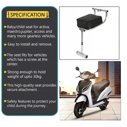 KiddieSeat™ Portable Baby Seat for Scooters