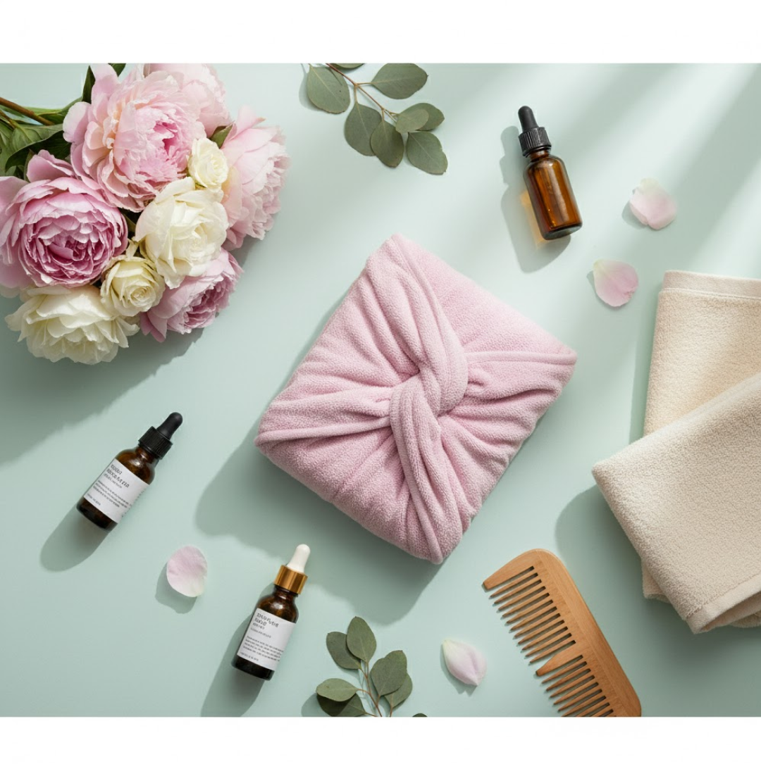 VelvetDry Microfiber Hair Wrap