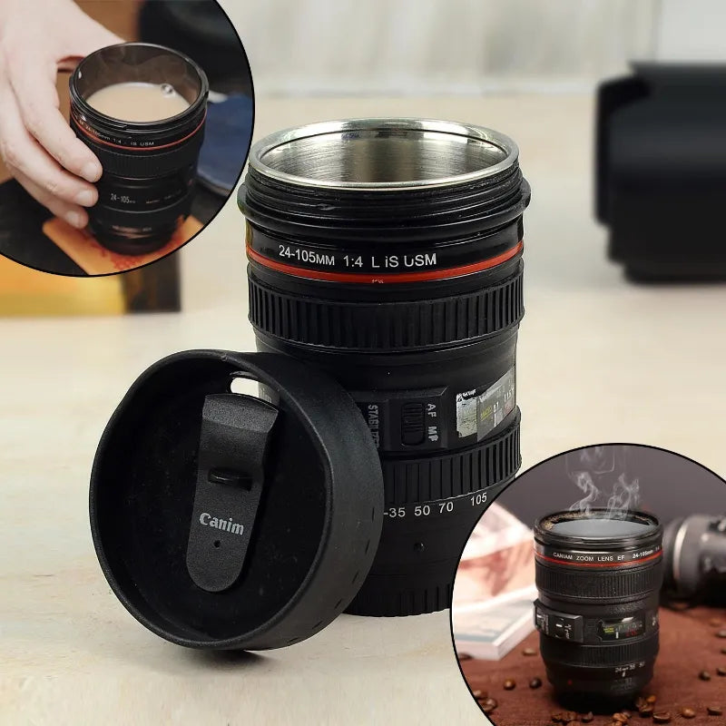 SnapShot™ Pro-Premium Lens Flask | Elite Gear Edition 📸🥤 | With Free Lid