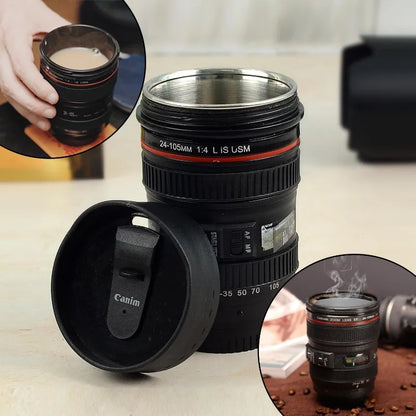 SnapShot™ Pro-Premium Lens Flask | Elite Gear Edition 📸🥤 | With Free Lid