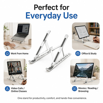 FlexiStand™ Multi-Angle Laptop, Tablet & Mobile Holder 💻📱