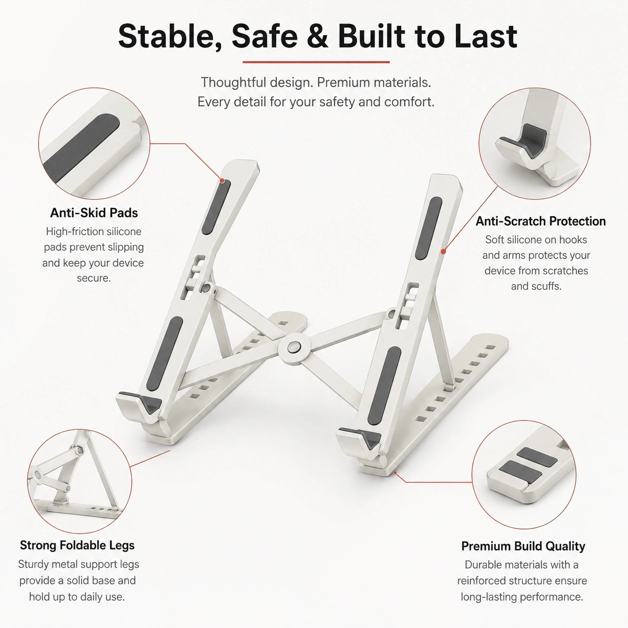 FlexiStand™ Multi-Angle Laptop, Tablet & Mobile Holder 💻📱