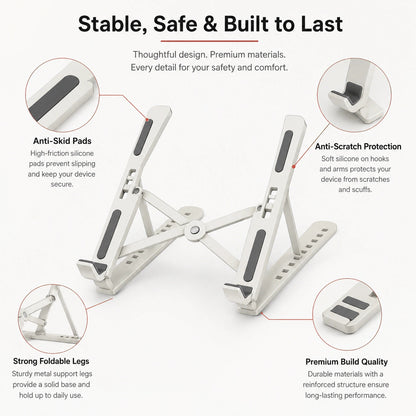 FlexiStand™ Multi-Angle Laptop, Tablet & Mobile Holder 💻📱